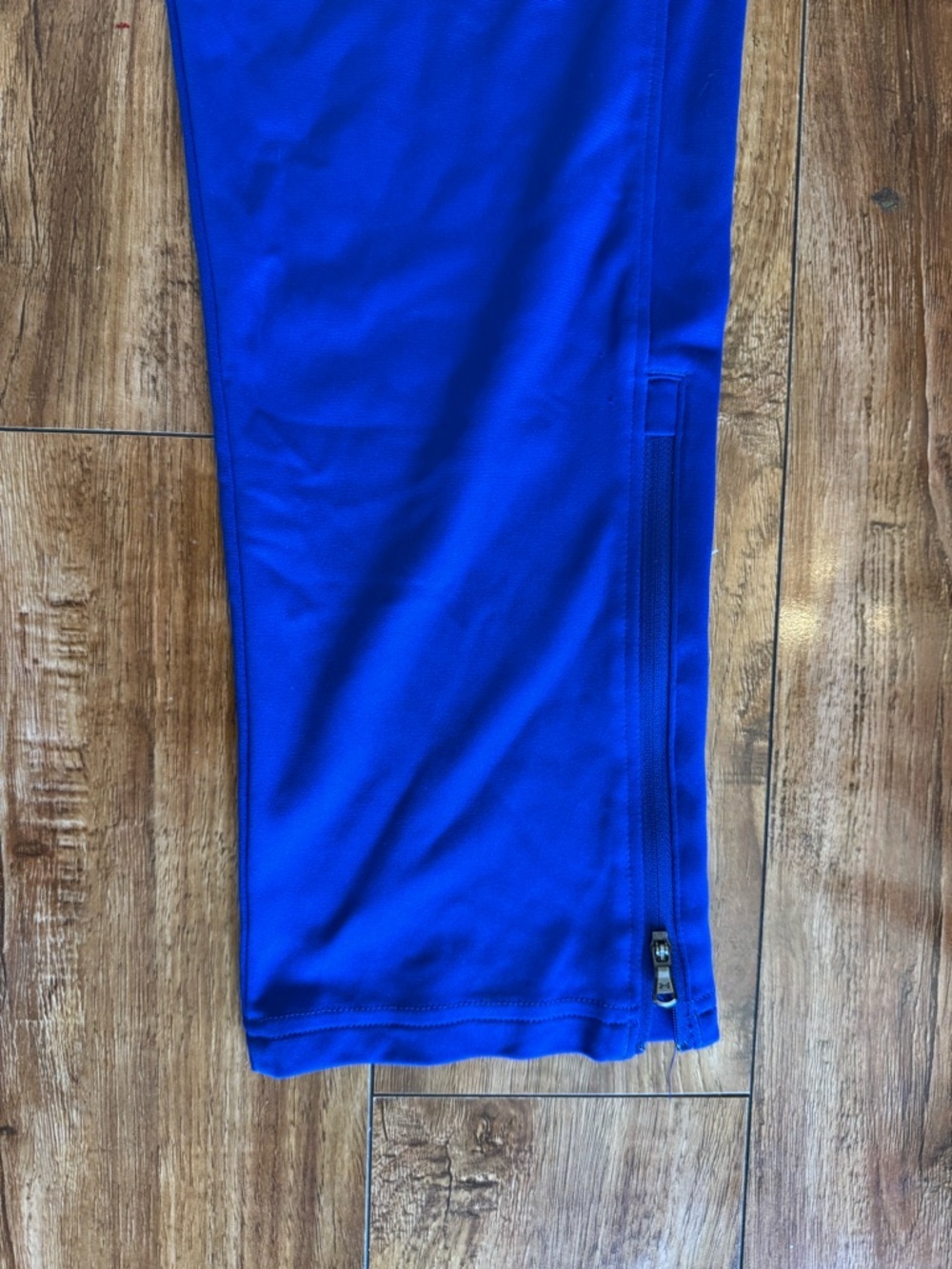 Under Armour Men’s Blue White Joggers Sweatpants Ankle Zipper Small Loose - Picture 12 of 14